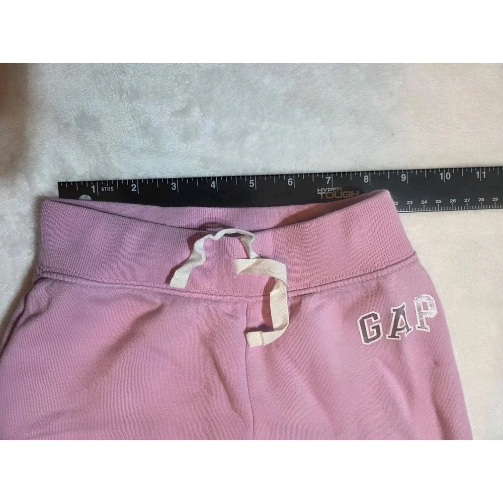 301 GAP Girls 5Y 110cm Pink Jogger Sweatpants Cotton Blend